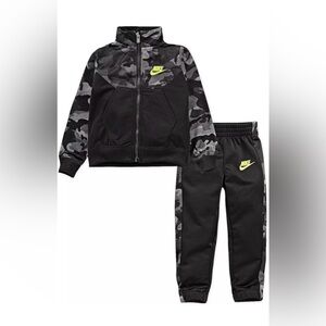 Nike Little Boys Therma-Dri-Fit 2-Piece Tracksuit & Pants Set 12M NWT